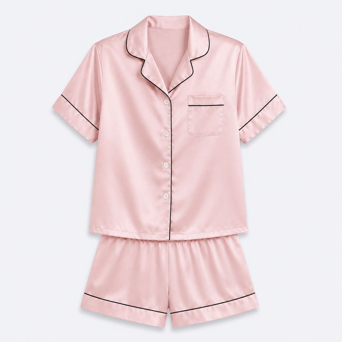 Pyjama-Set aus weichem Satin