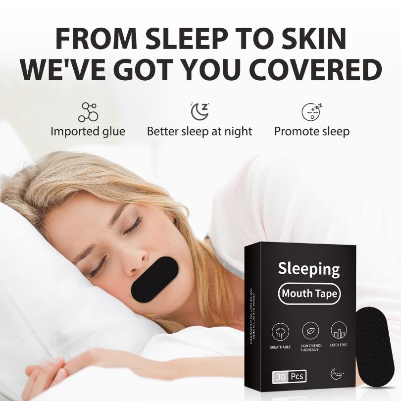 Cinta bucal para dormir profundo