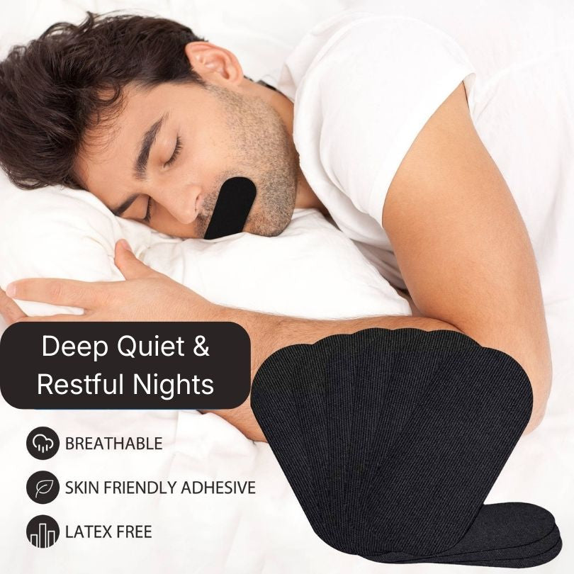 Cinta bucal para dormir profundo