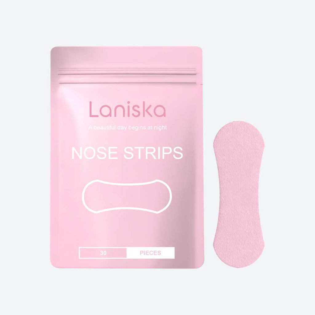 Comfort Sleep Nasal Strips - Soft pink and blue strips for gentle snoring relief and better sleep