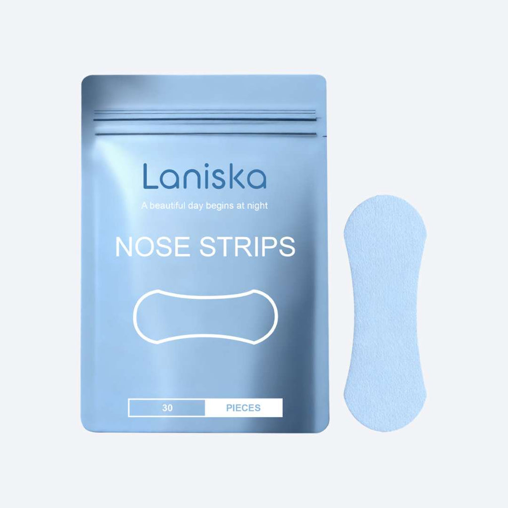 Comfort Sleep Nasal Strips - Soft pink and blue strips for gentle snoring relief and better sleep