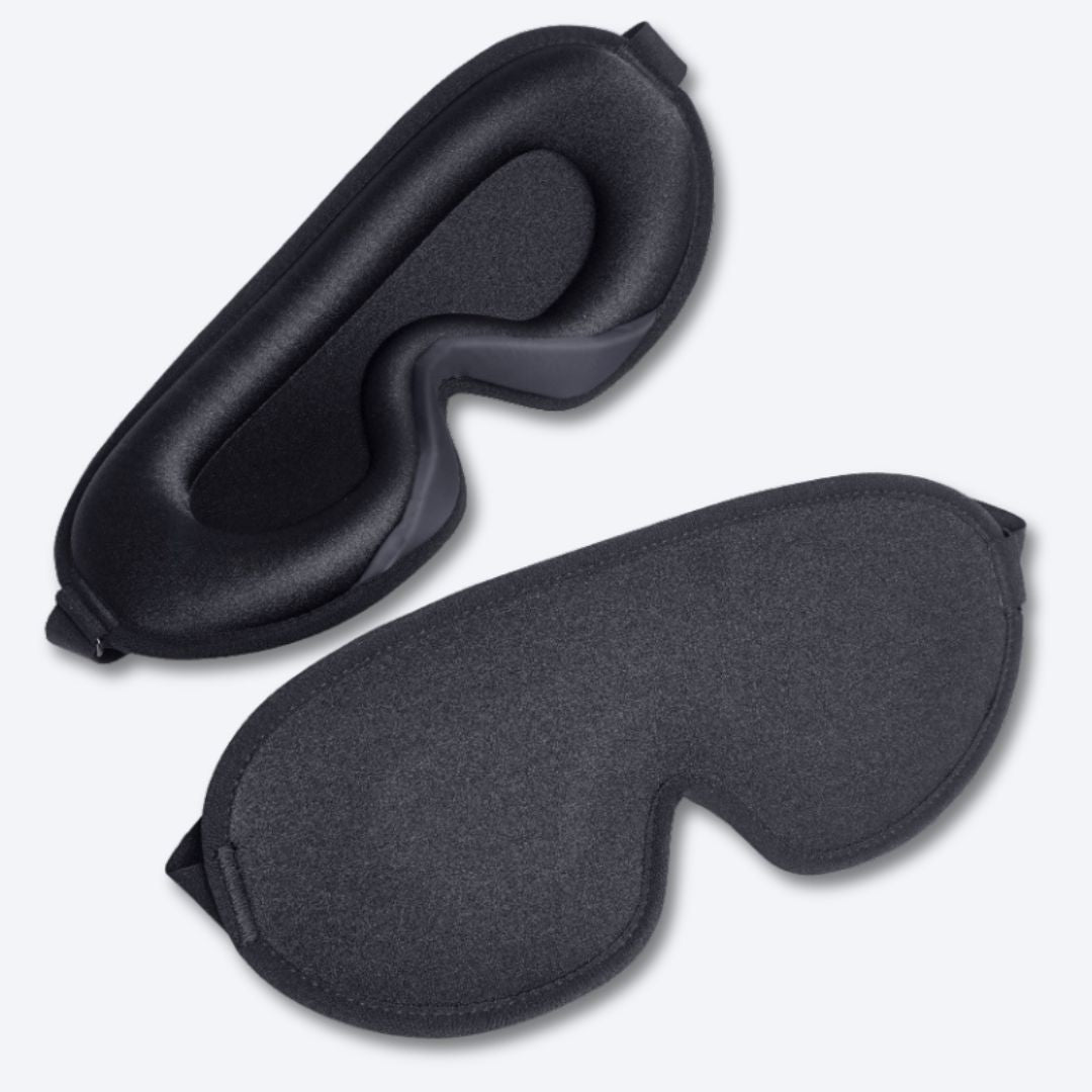 Sleepia 3D Elite Contoured Mask - High-performance blackout eye mask for eyelash protection