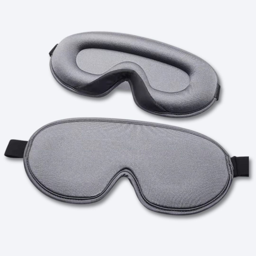 Sleepia 3D Elite Contoured Mask - High-performance blackout eye mask for eyelash protection