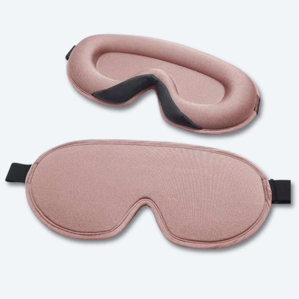 Sleepia 3D Elite Contoured Mask - High-performance blackout eye mask for eyelash protection